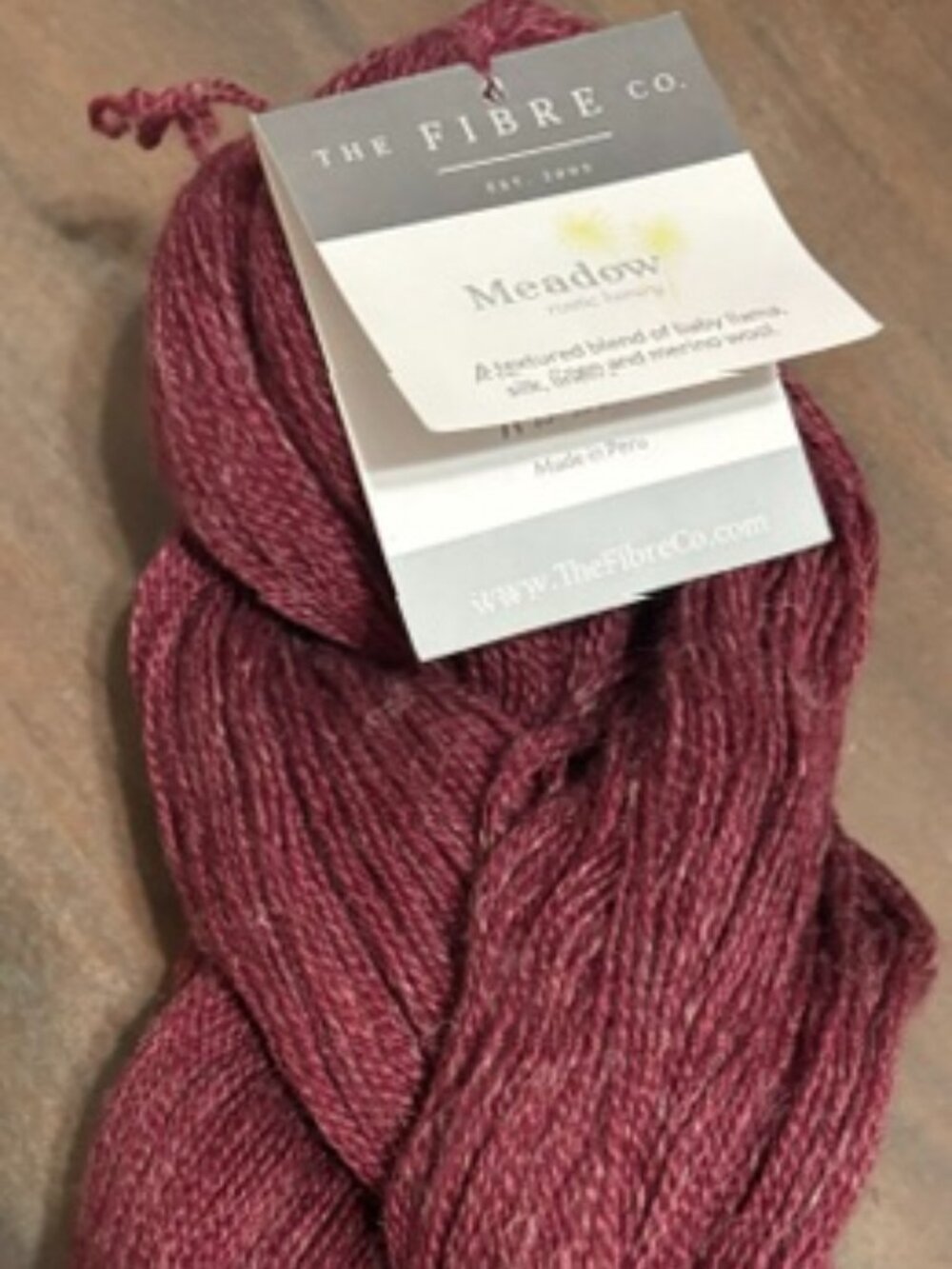 Meadow yarn by The Fibre Co. in Pokeweed
